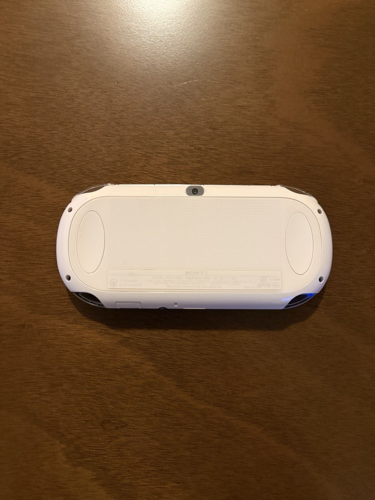 Sony PS Vita PCH-1000 OLED Crystal White Japanese Import w/ OEM Charger Tested