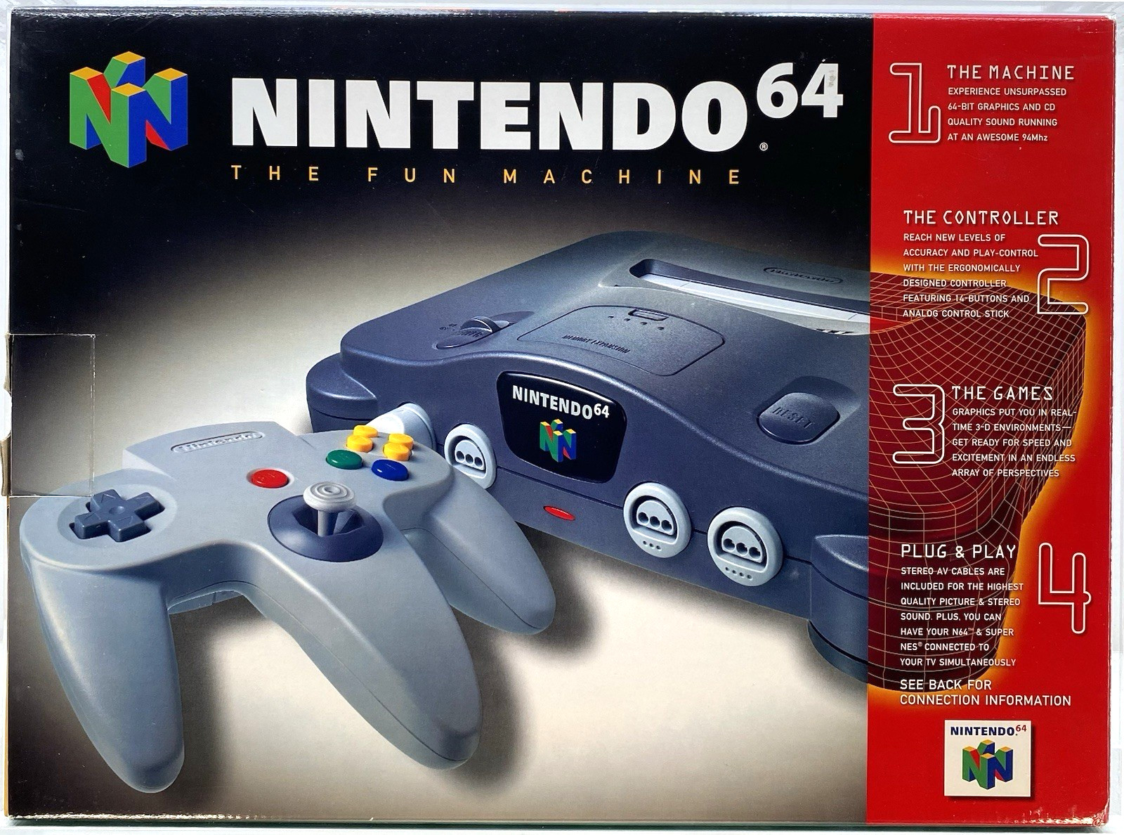 Nintendo 64 Launch Console N64 Brand New 1997 VGA Graded 80 Q Qualified
