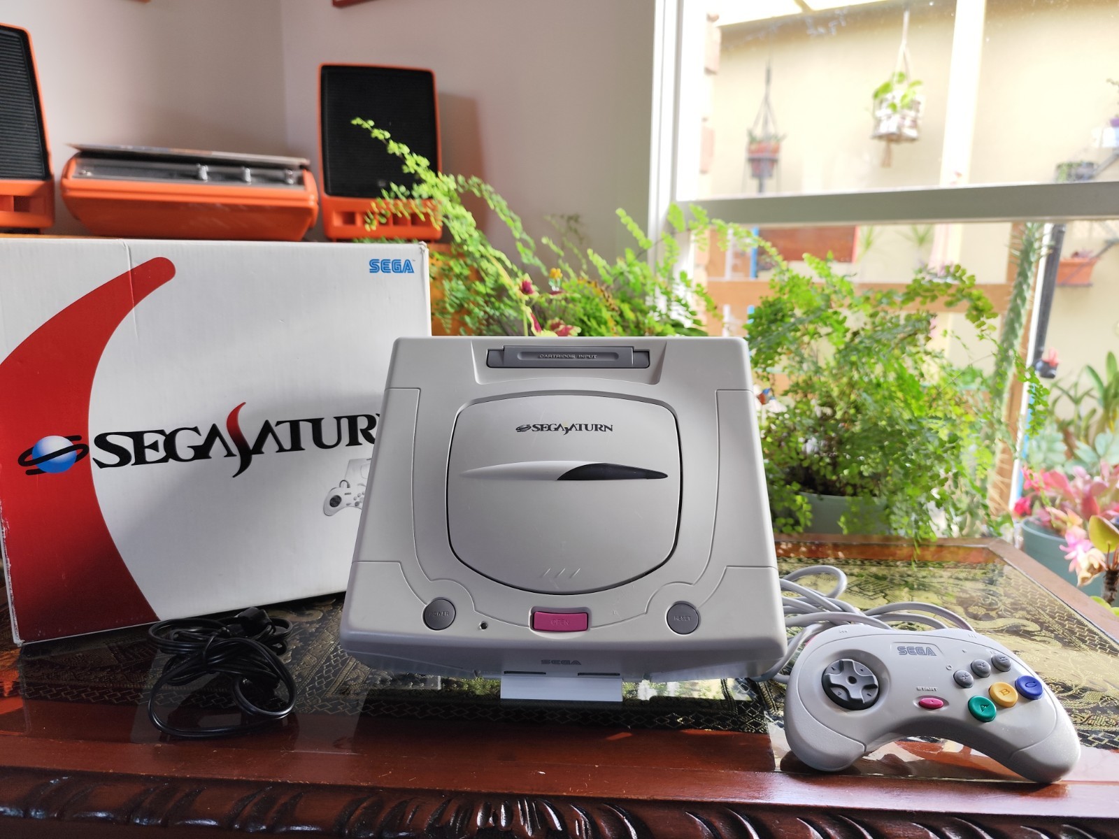 SEGA Saturn HST-3220|Box + Controller + Pseudo Kai + S-Video 🇦🇺AUS SELLER 🇦🇺