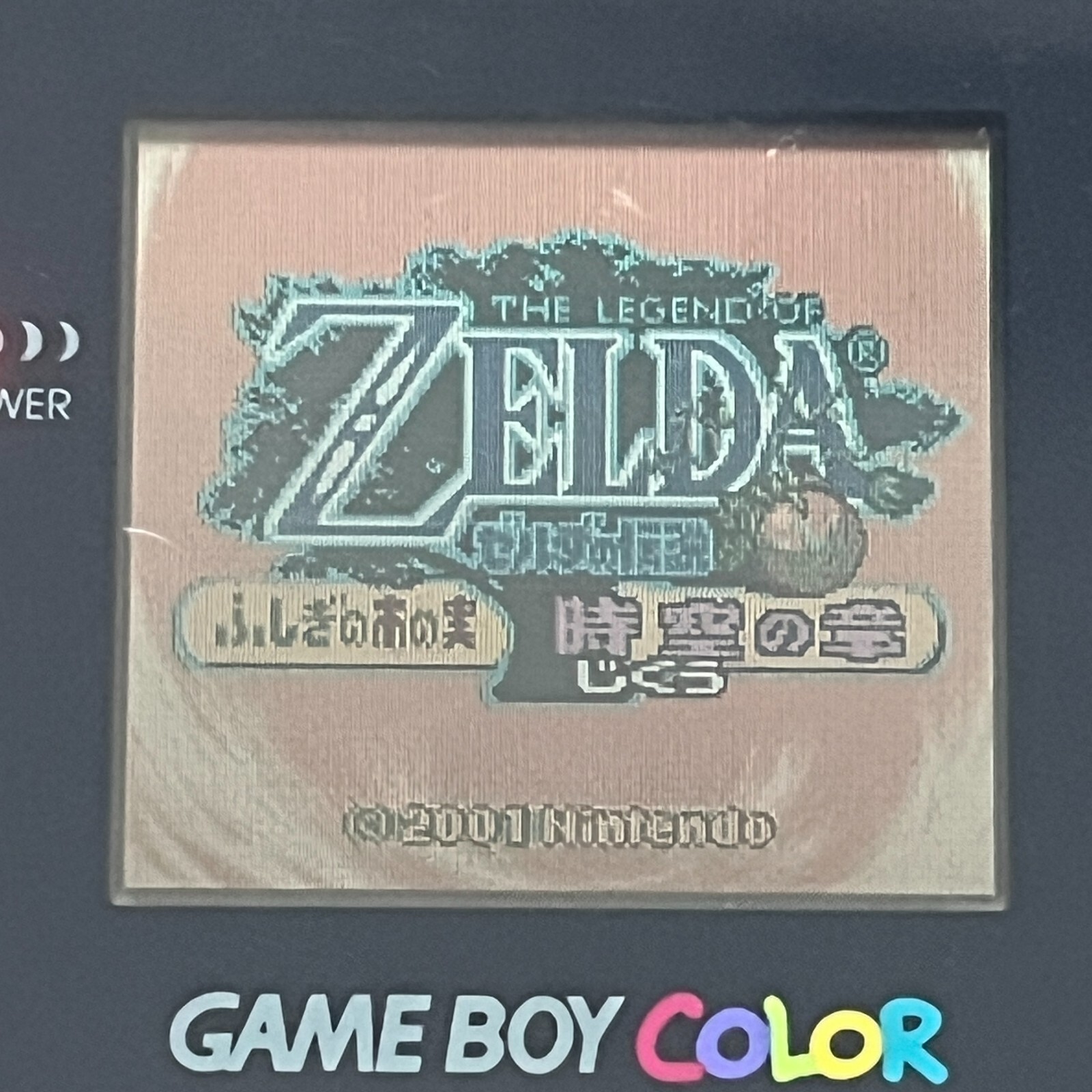 Nintendo Gameboy Color Blue Japan Pokemon Gold Silver The Legend of Zelda Set