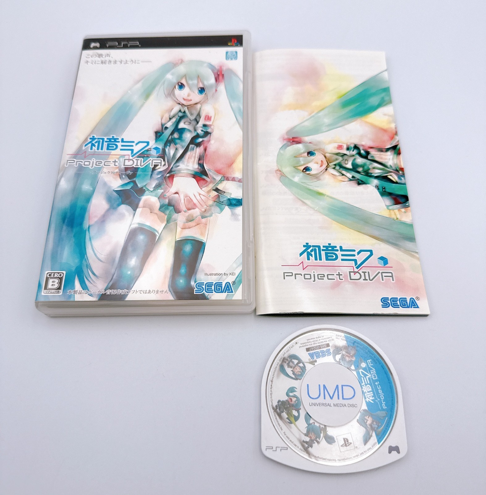 Sony PSP-3000 Console Hatsune Miku DIVA 2nd Limited Region free – Excellent+