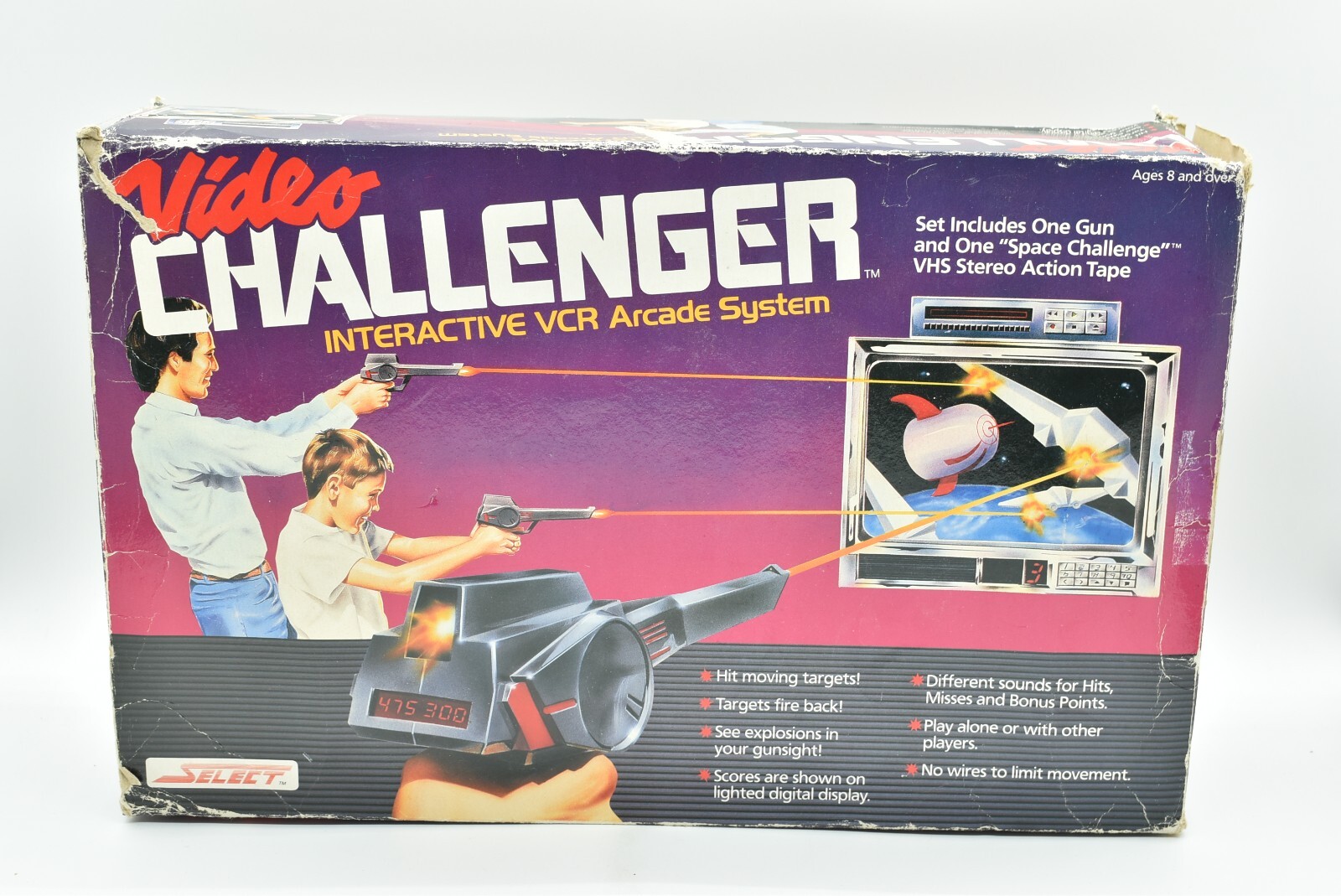 VTG Video Game – VIDEO CHALLENGER, Interactive VCR Arcade System, 1987, TESTED!!
