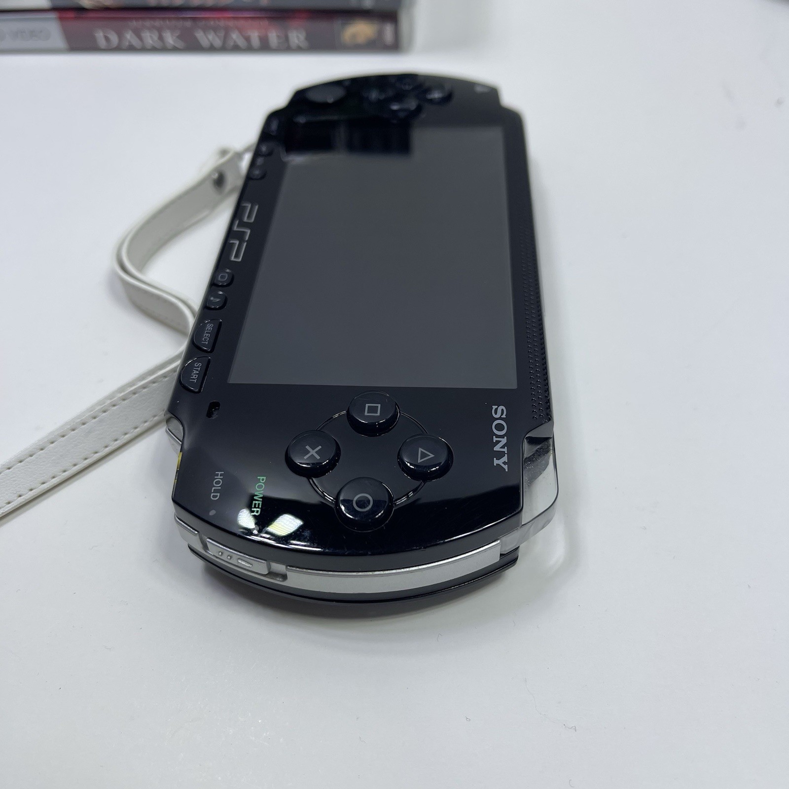 Sony PSP-1001 Lot Black Handheld Console W/ Games Memory Stick Charger & Manual