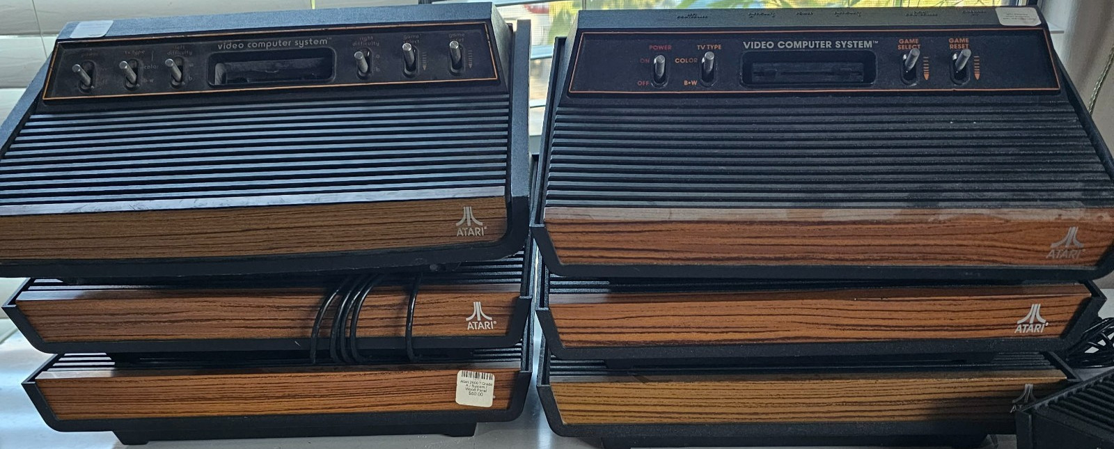 Vintage Atari 2600 Console Only Broken Not Working For Parts Or Repair