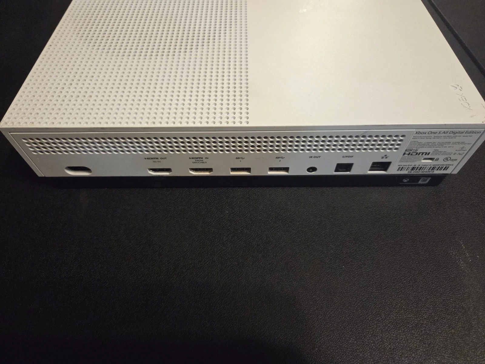 Microsoft Xbox One S Digital Edition 500GB Game Console – White