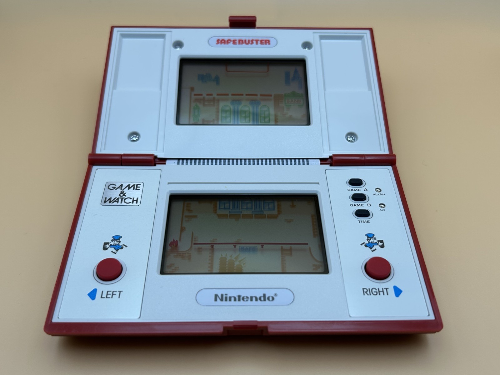 Nintendo Game & Watch SAFE BUSTER JB-63 MIB 1988 MINT IN BOX