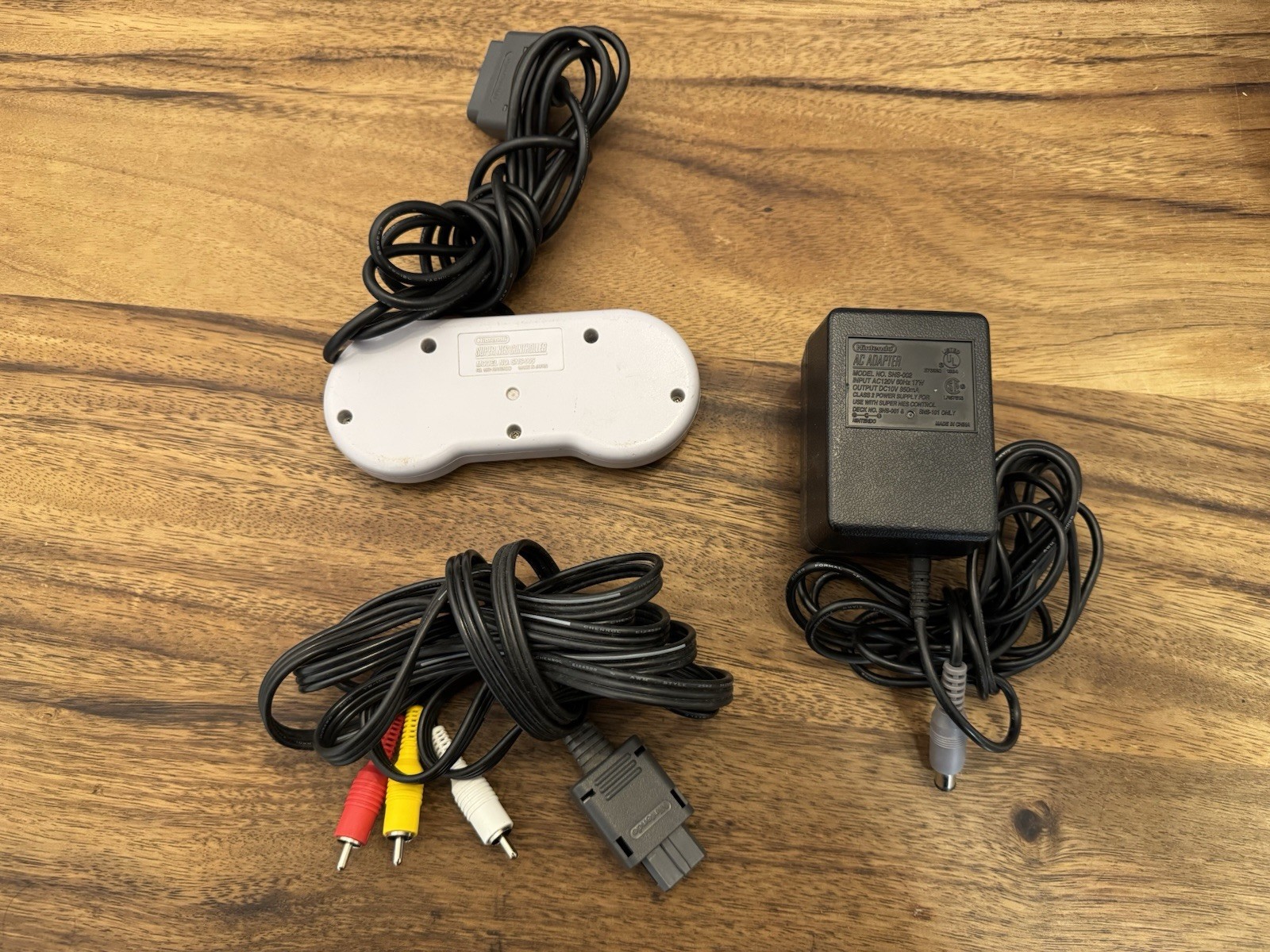 Super NES Nintendo SNES Jr Mini Control Deck-Gray TESTED WORKING-No Foam