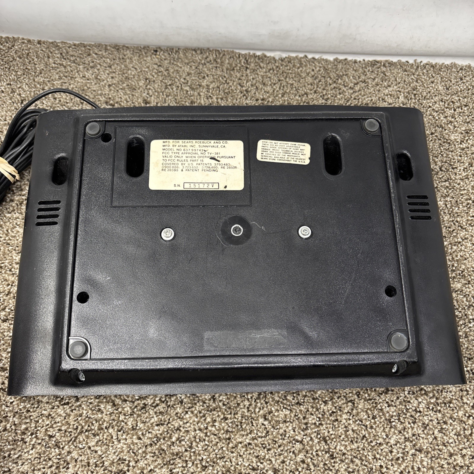 Atari CX2600 ‘Heavy Sixer’ Six Switch Console Sunnyvale RARE 2600 WORKING