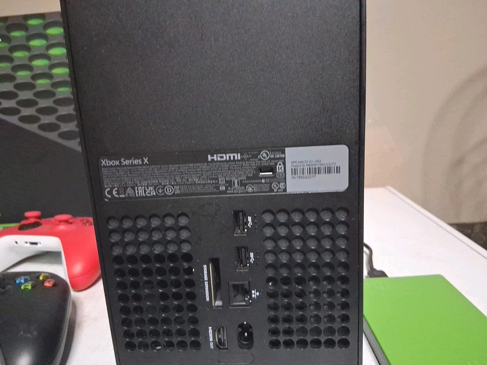 Xbox Series X 1TB Console Bundle 2 Controllers 2 Games 2tb Seagate Game Drive