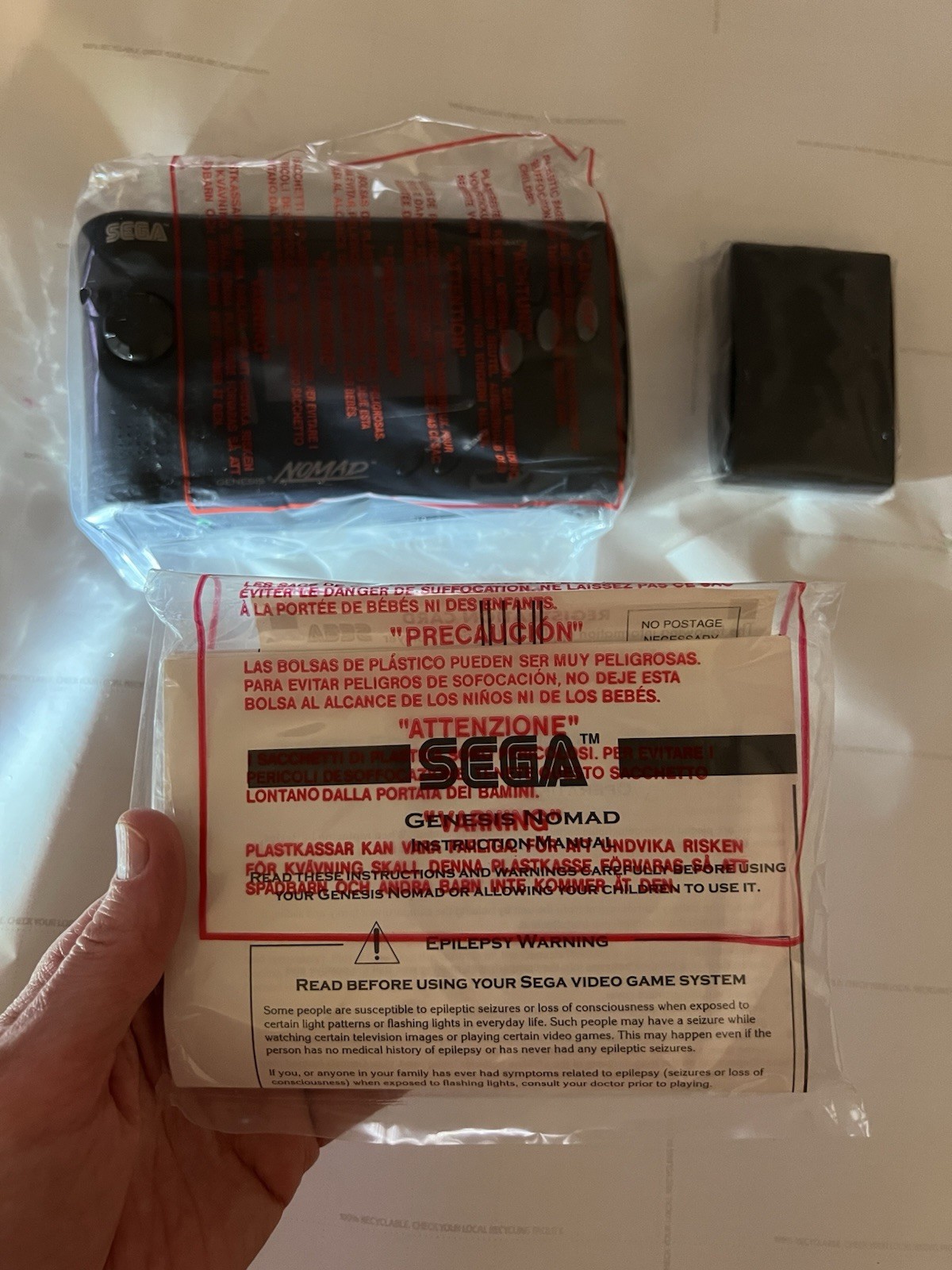 NEW Sega Nomad System (MK-6100) GENESIS HANDHELD NEVER PLAYED/TESTED/USED
