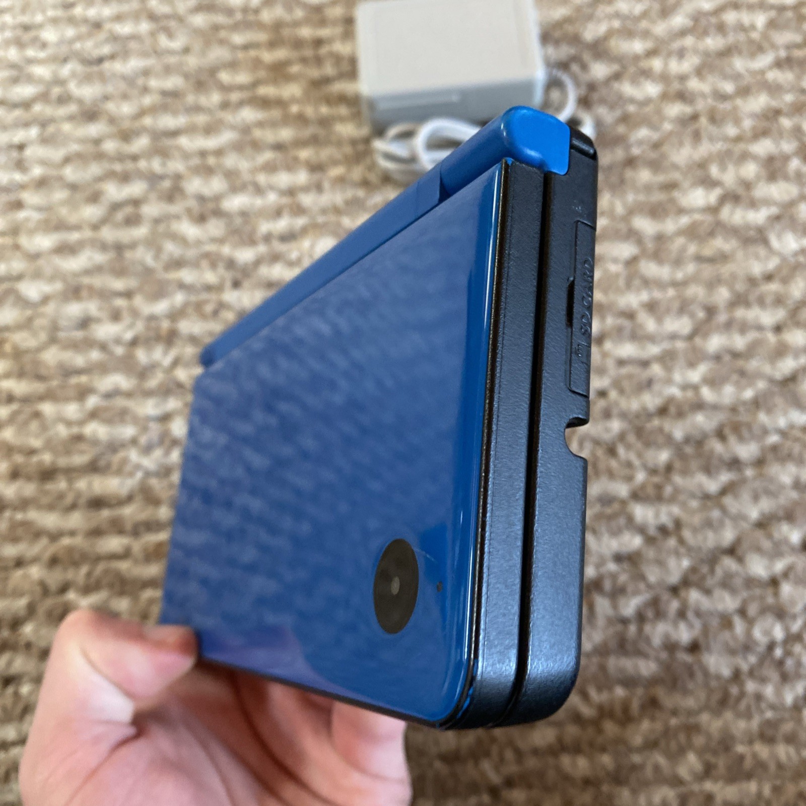 Nintendo DSI XL Blue Handheld Console Wi-Fi Capability w Charger Tested USA