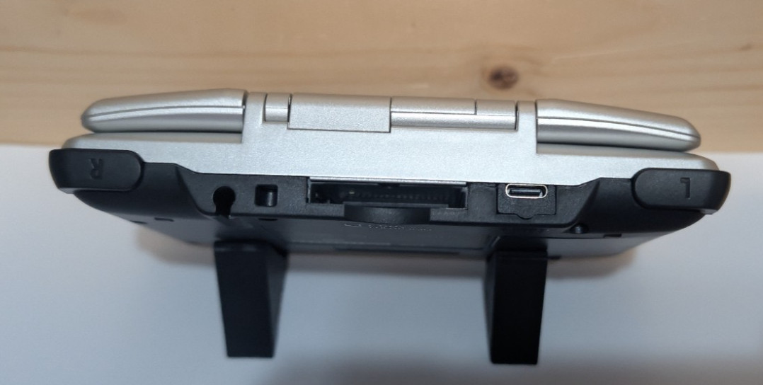 Nintendo DS NTR/Fat/Original Silver Reshelled W/USB Cable New Battery & USB-C