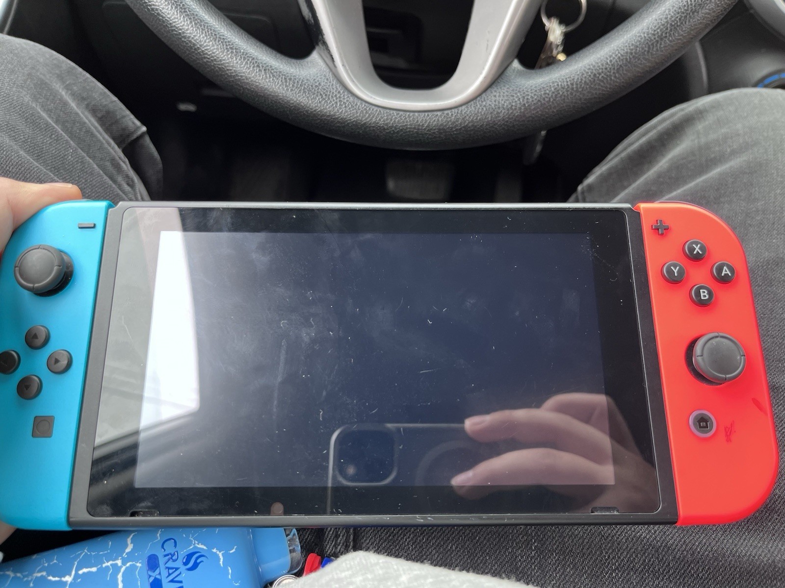 Nintendo Switch HAC-001(-01) Console Wi-Fi Blue Red Joy-Con USB-C Headphone Jack