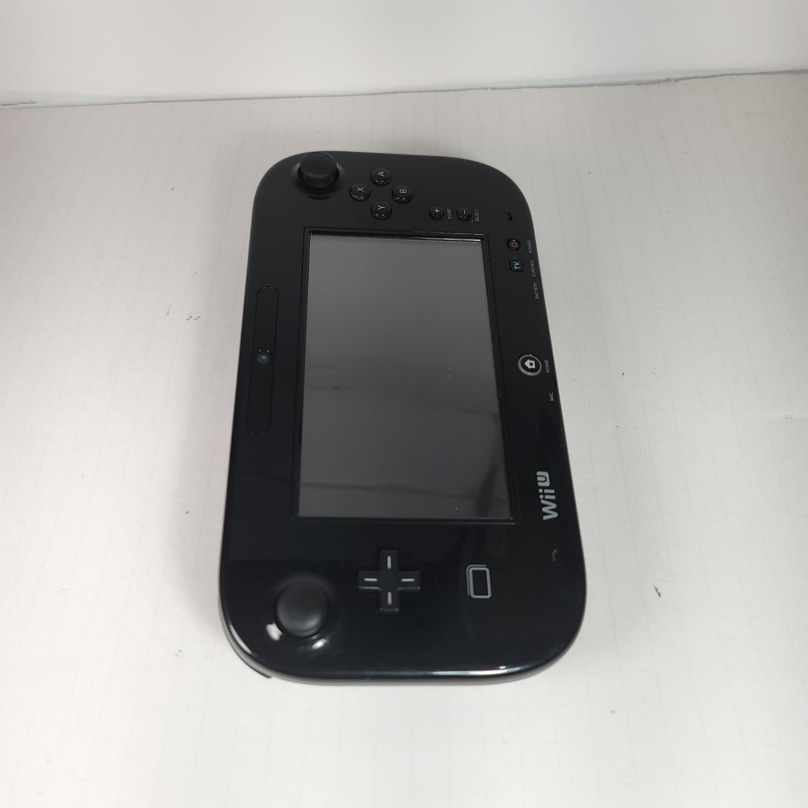 Nintendo Wii U 32GB Black Console Bundle w/ GamePad Power Cable & 2 Games TESTED