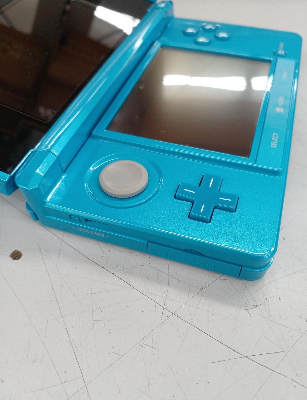 Nintendo 3DS Light Blue Console Japan Ver Tested & Working w/ Stylus Authentic