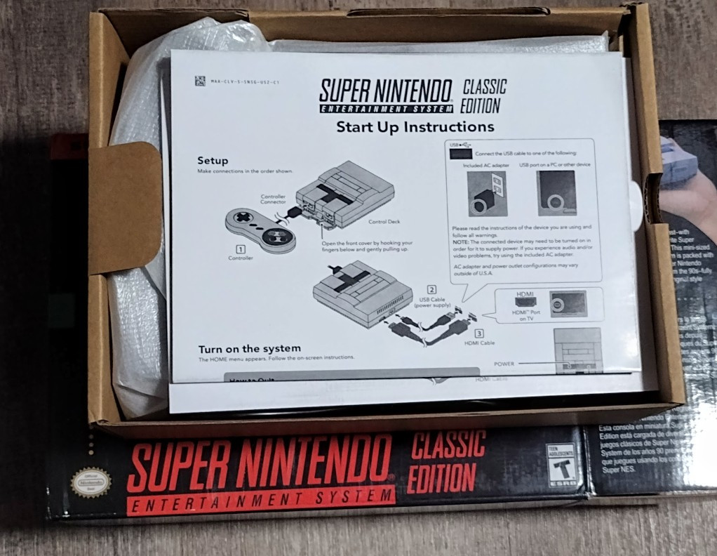 Super Nintendo Entertainment System SNES Classic Mini Edition NEW in box