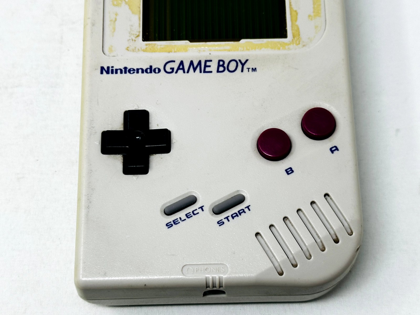 Nintendo Game Boy Pocket MGB-001 Off White/Gray – OEM – For Parts or Repair