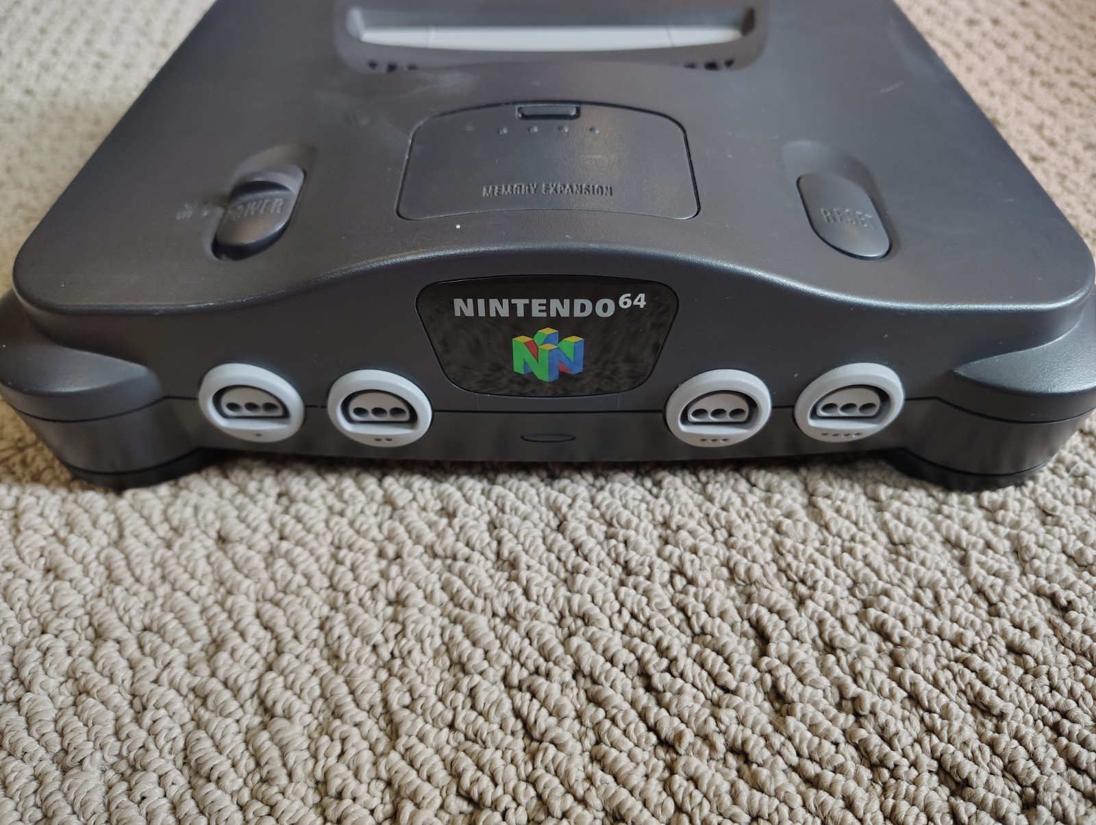 Nintendo 64 Gray Console Bundle w/ Controller And 1 Game Tested OEM (READ DESC)