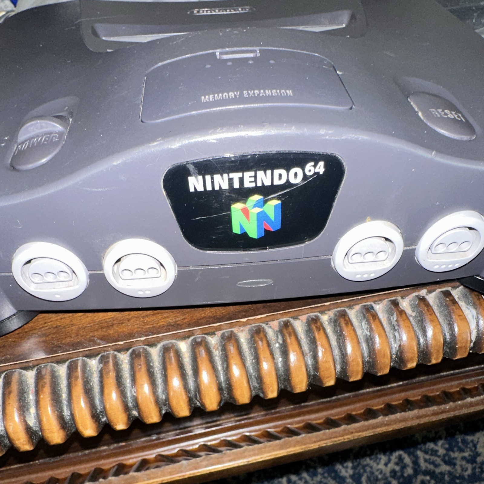 Nintendo 64 Gray Console w/ Controller & AV Cables, NTSC-U/C, NUS-001