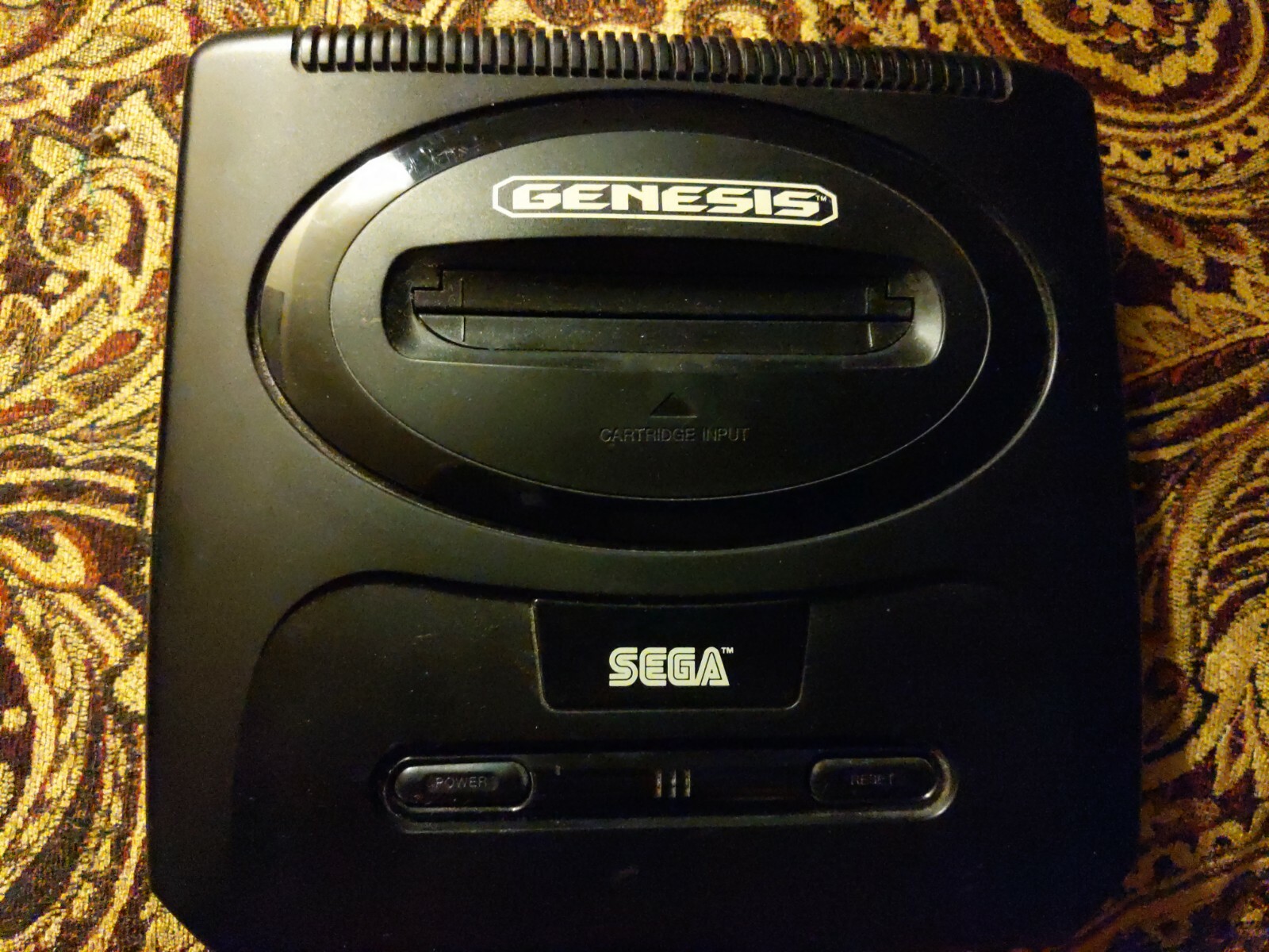 SEGA Genesis Black Home Console does not include a power cord and tv adapter