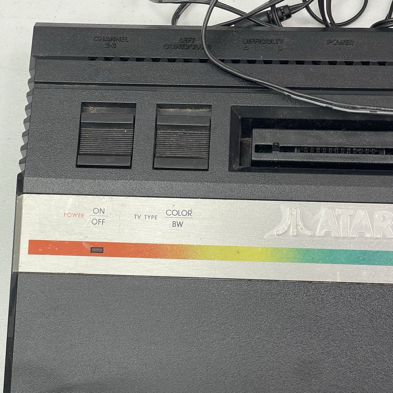 Atari 2600 Console Bundle Console, 1 Joystick Controller, 4 Games lot UNTESTED