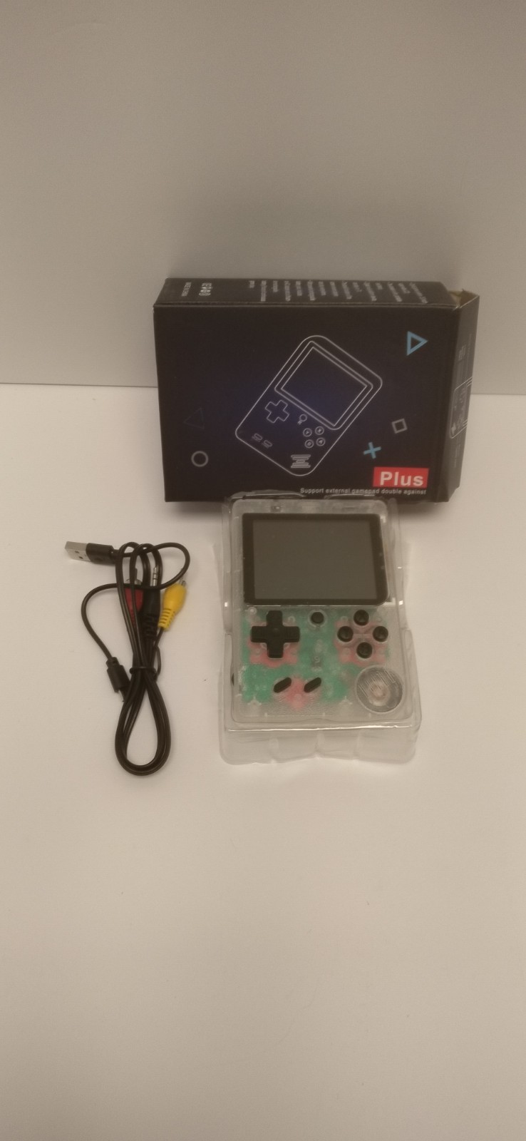 Game Box Plus Handheld Console – Retro System with preloaded games.. tested
