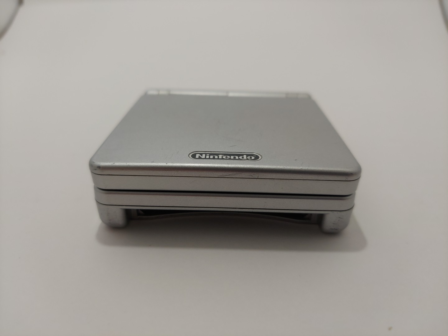 Nintendo Game Boy Advance GBA SP Silver AGS-001 Bundle w/ 2 Games & Oem Charger