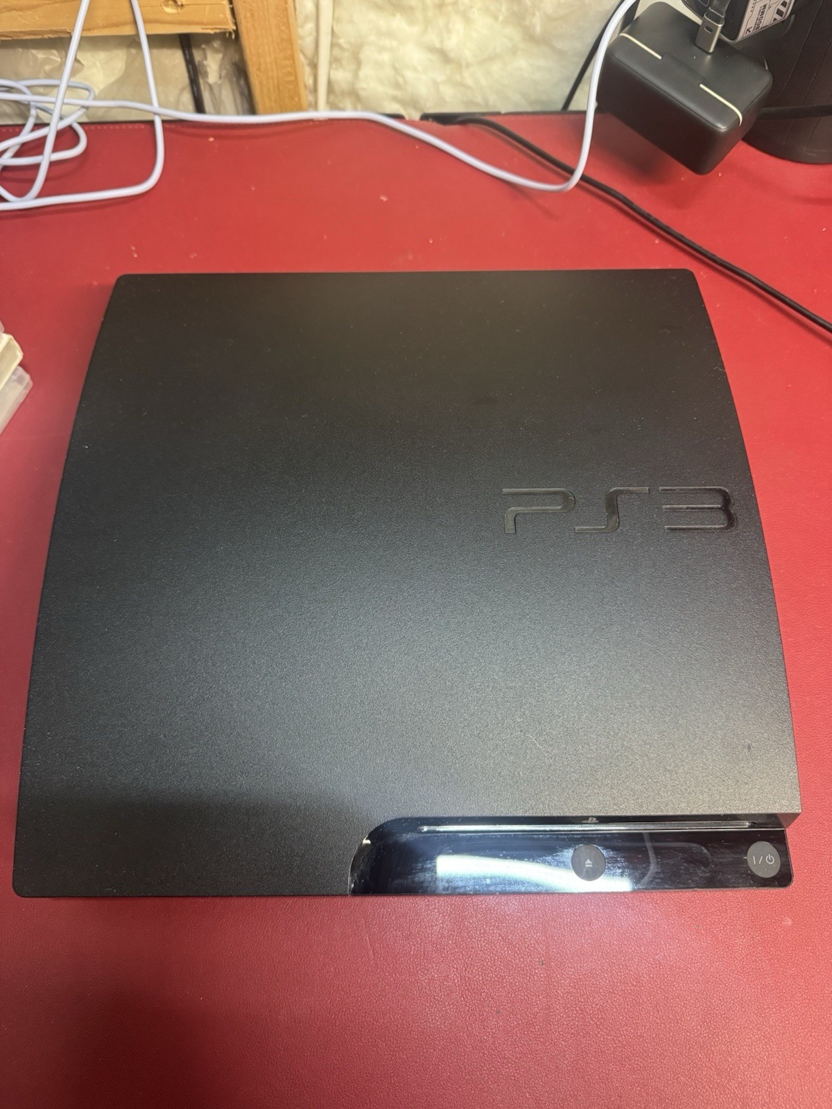 Sony PS3 Slim 160gb Cech-3001A Console Bundle W/ 5 Games No Cord/controllers