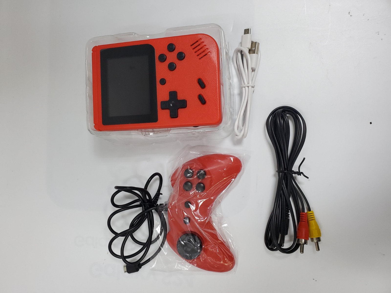 Game Box Plus- Hand Held Game System Red With Controller/ New