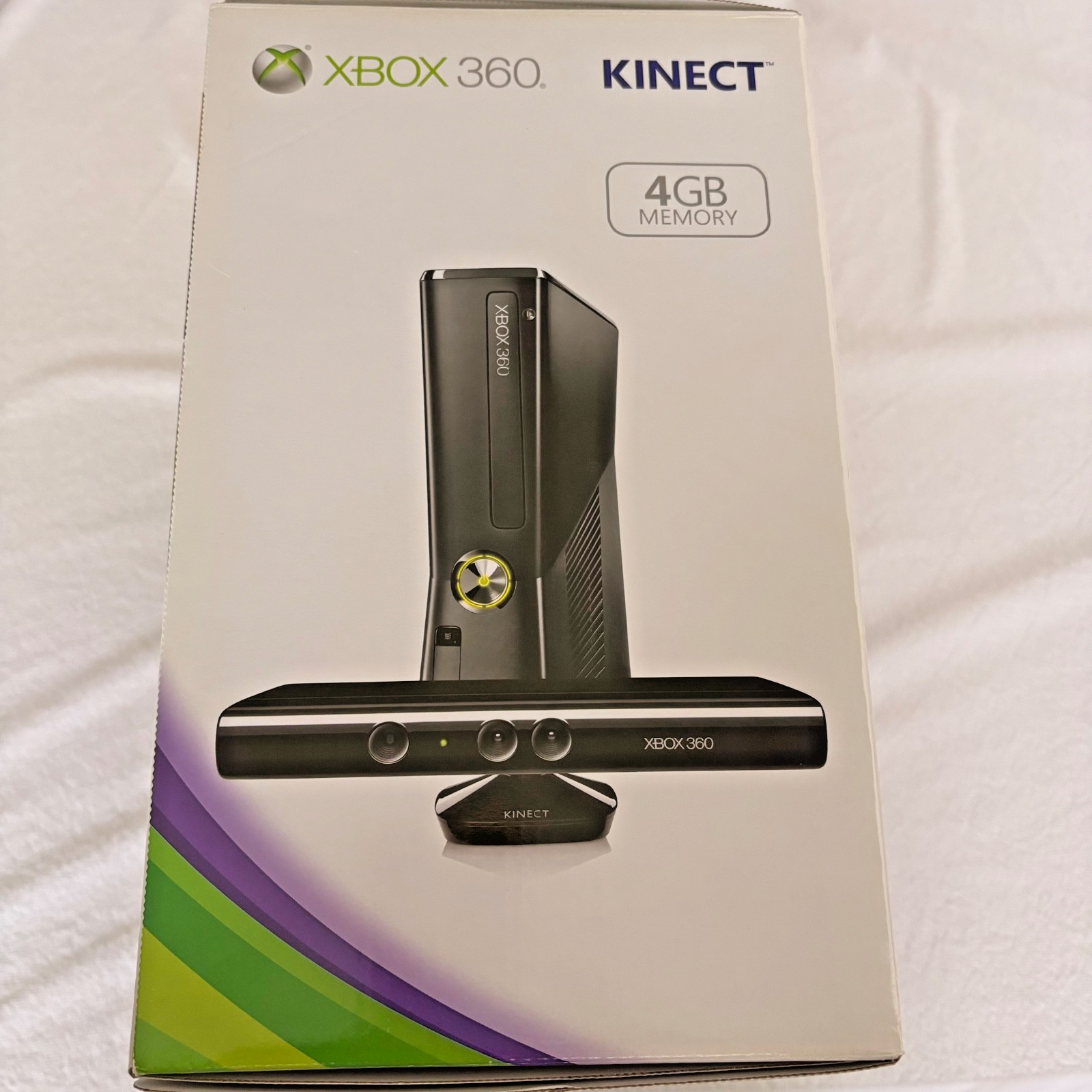 Microsoft Xbox 360 S Gaming Console and Kinect – Black
