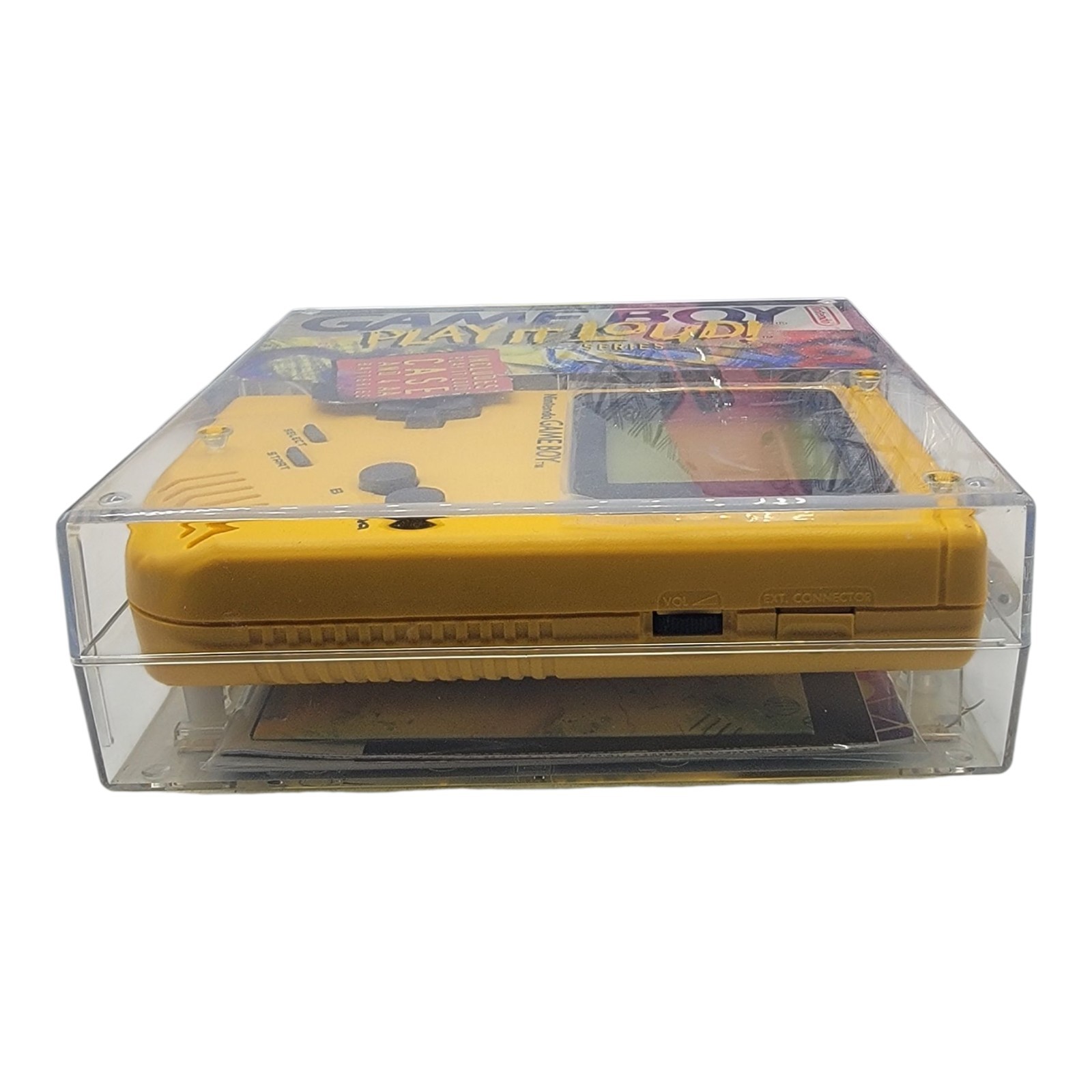 Rebuilt Nintendo Gameboy YELLOW Play It Loud! Edition DMG-01 Complete CIB – READ