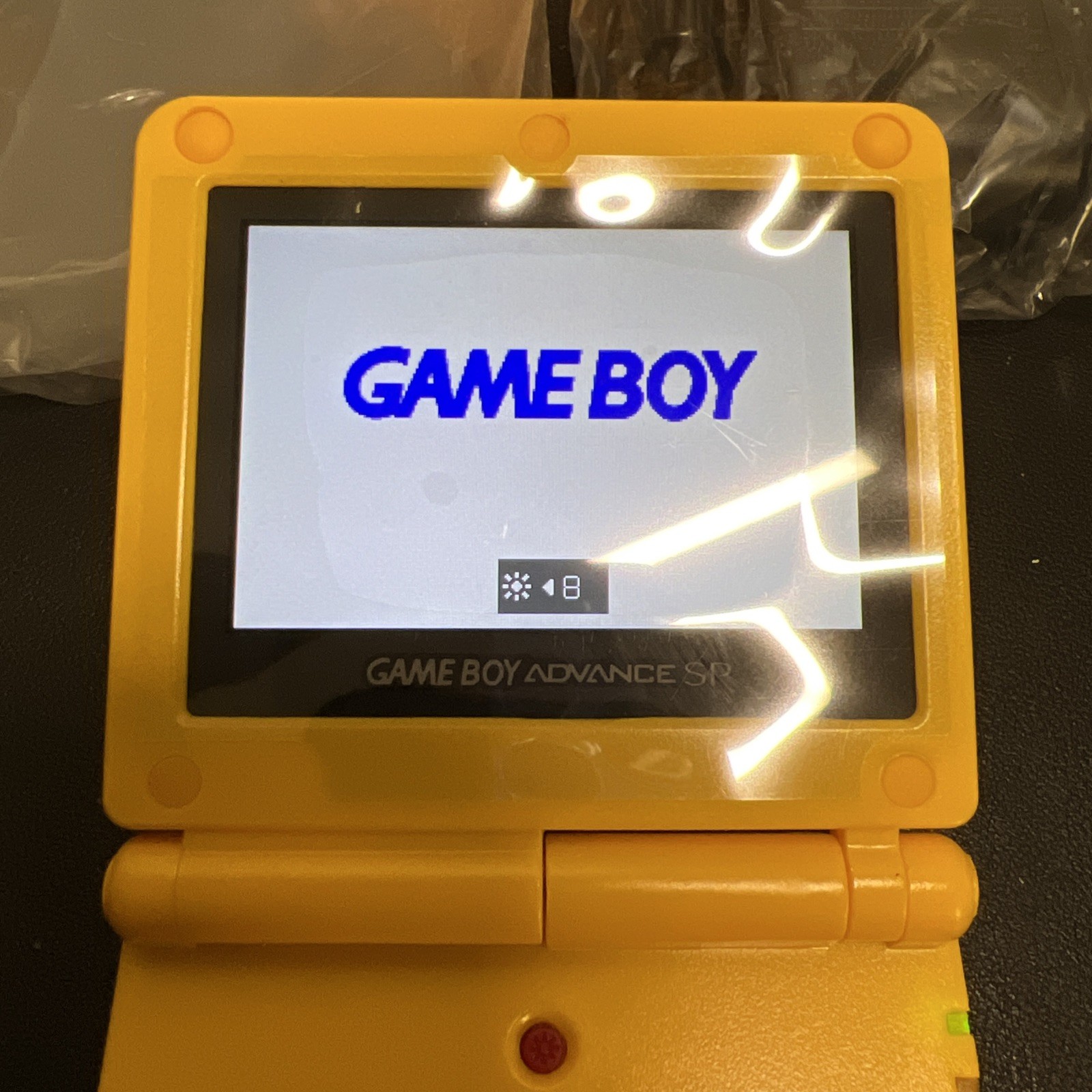 Nintendo Game Boy Advance SP Pikachu Handheld Brighter IPS Screen Yellow