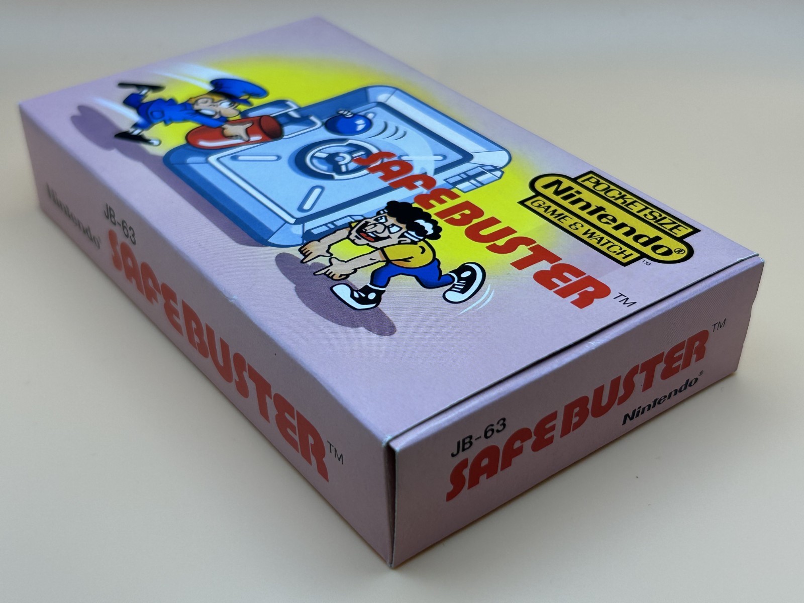 Nintendo Game & Watch SAFE BUSTER JB-63 MIB 1988 MINT IN BOX