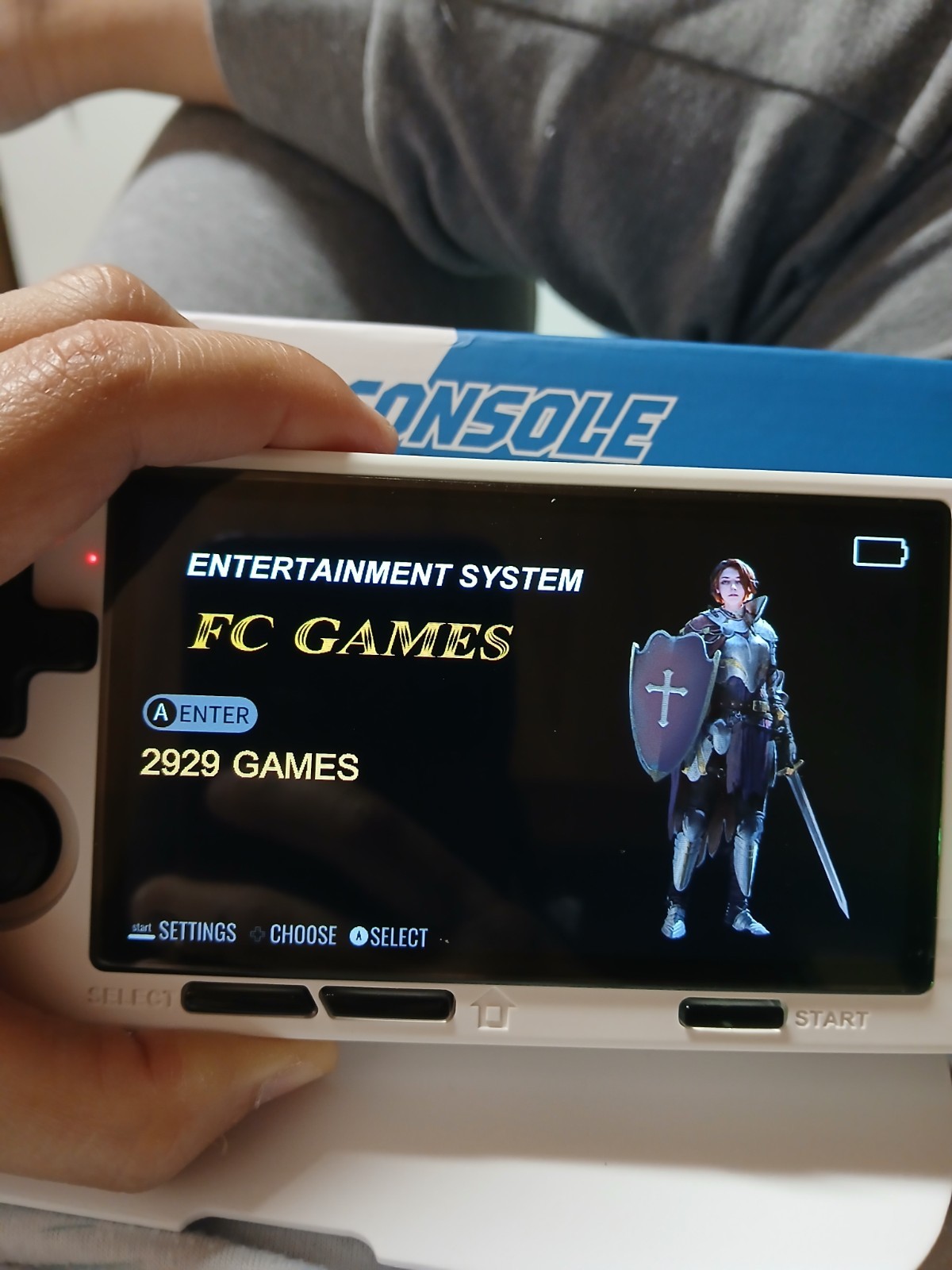 2929 Portable Gaming Console – IPS Screen, RGB Lighting, Rechargeable Battery