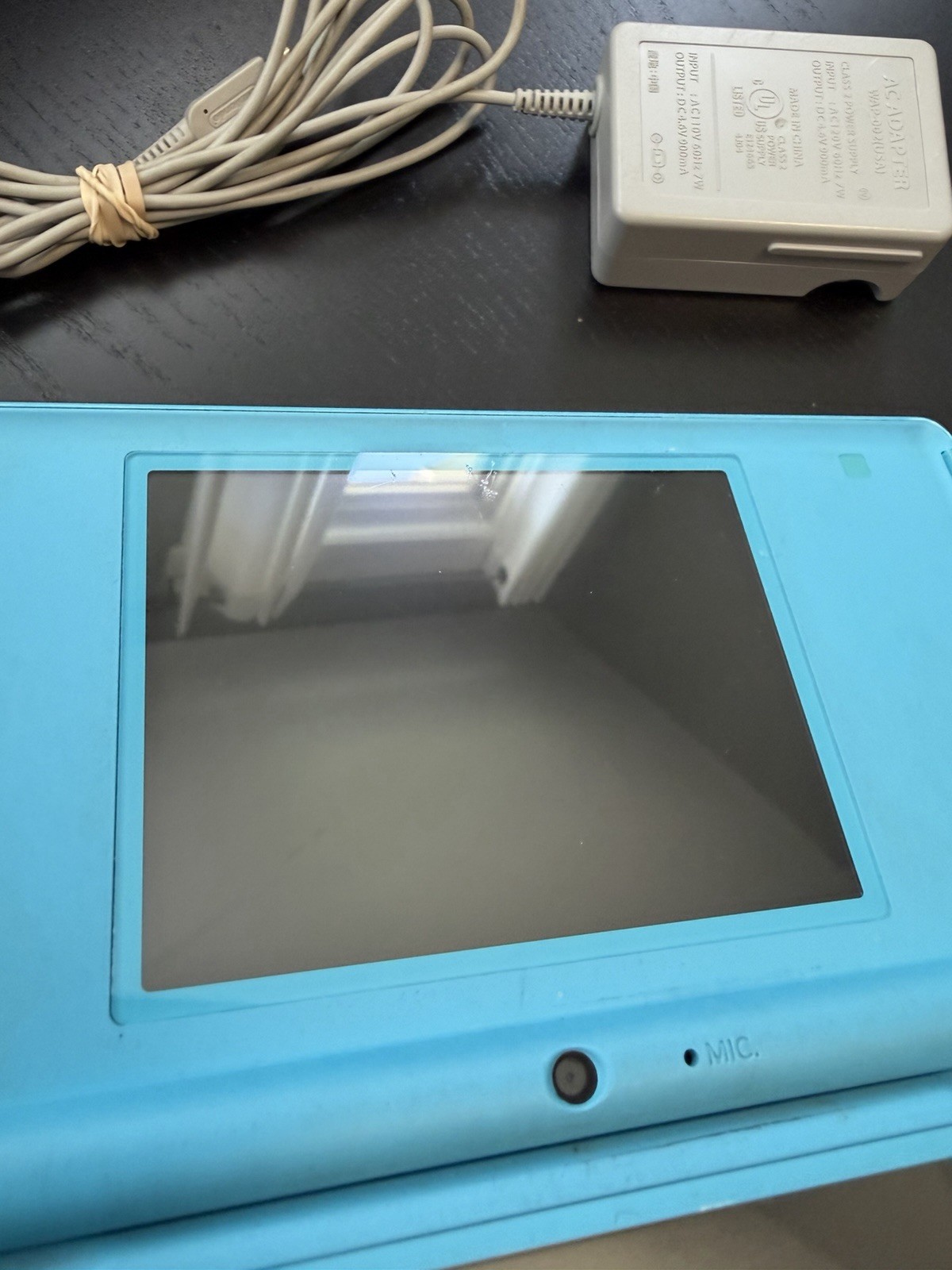 Nintendo DSi Handheld Game Console TWL-001 Aqua Blue w/Mario Kart *Read*