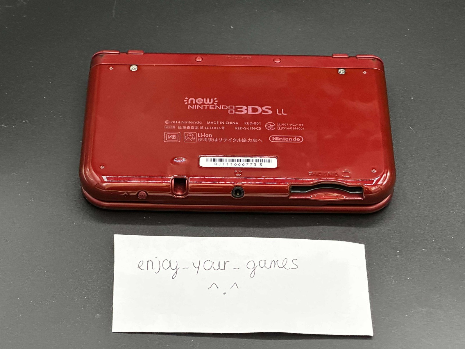 Nintendo New 3DS XL LL Red | English | Charger | USA Seller – SHIP IN 1-DAY
