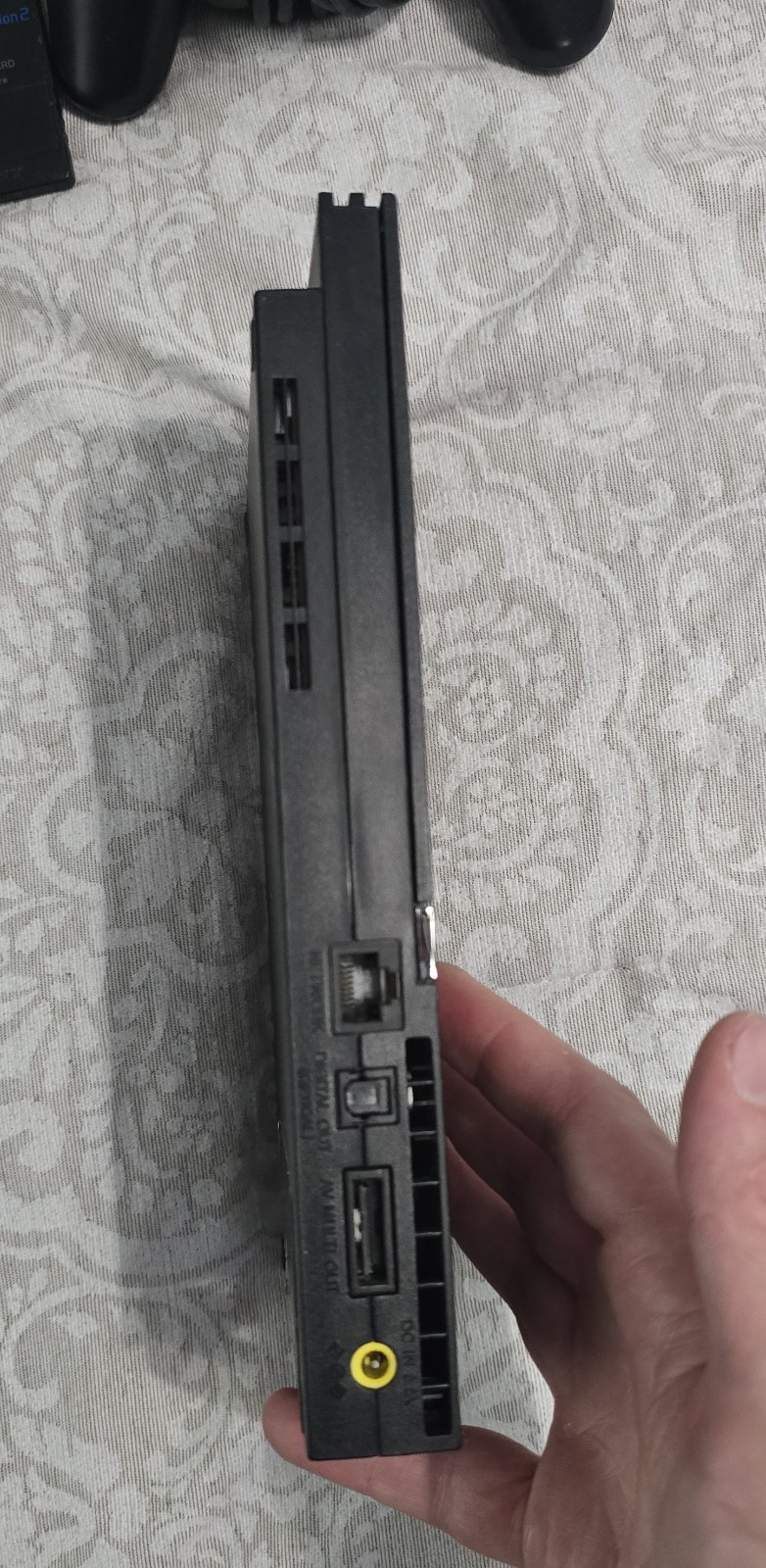 PlayStation 2 PS2 Slim Console Plus Protector, Controller, Memory, Complete Cib
