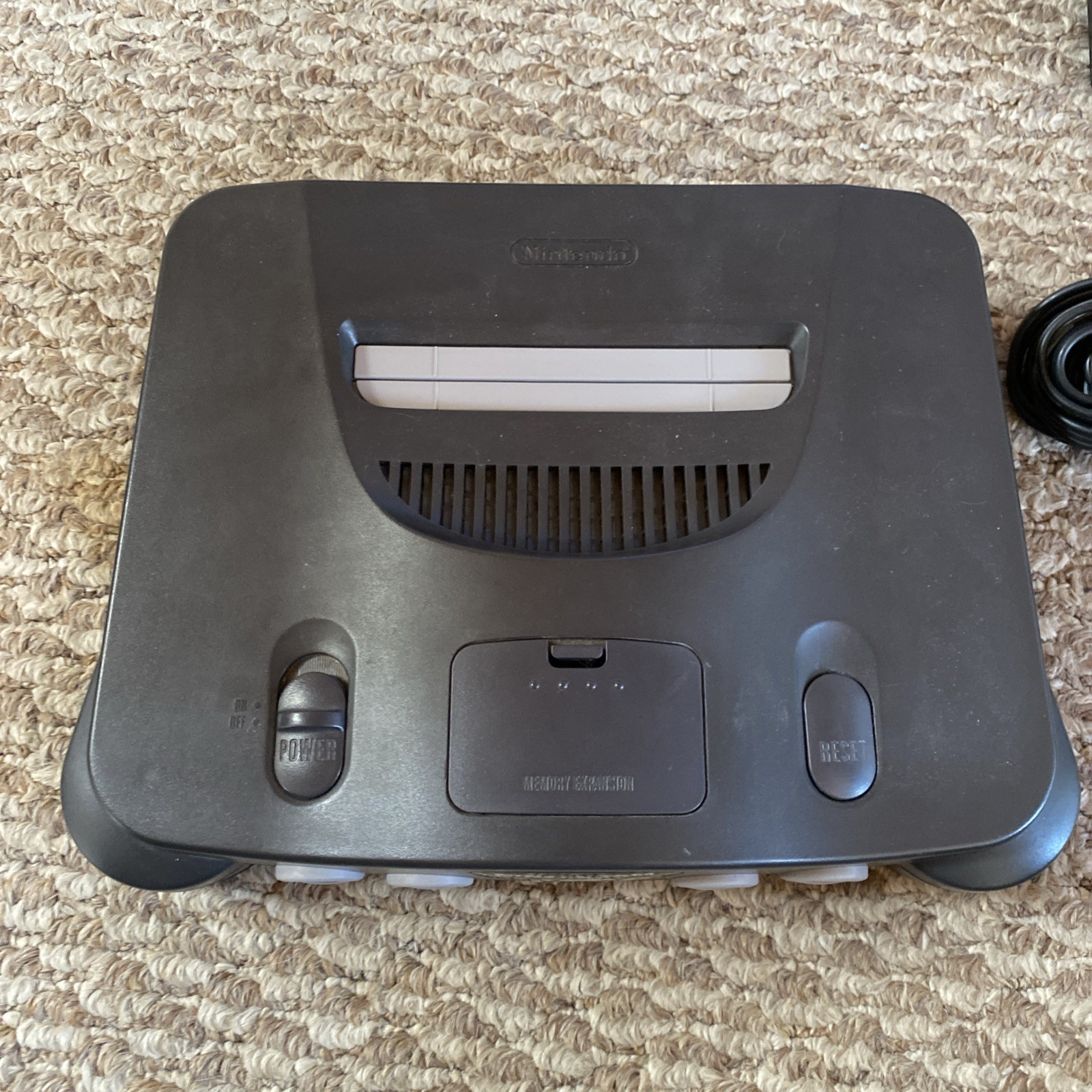 Nintendo 64 Console N64 w/ Controller Power & AV Cables Tested Working ALL OEM