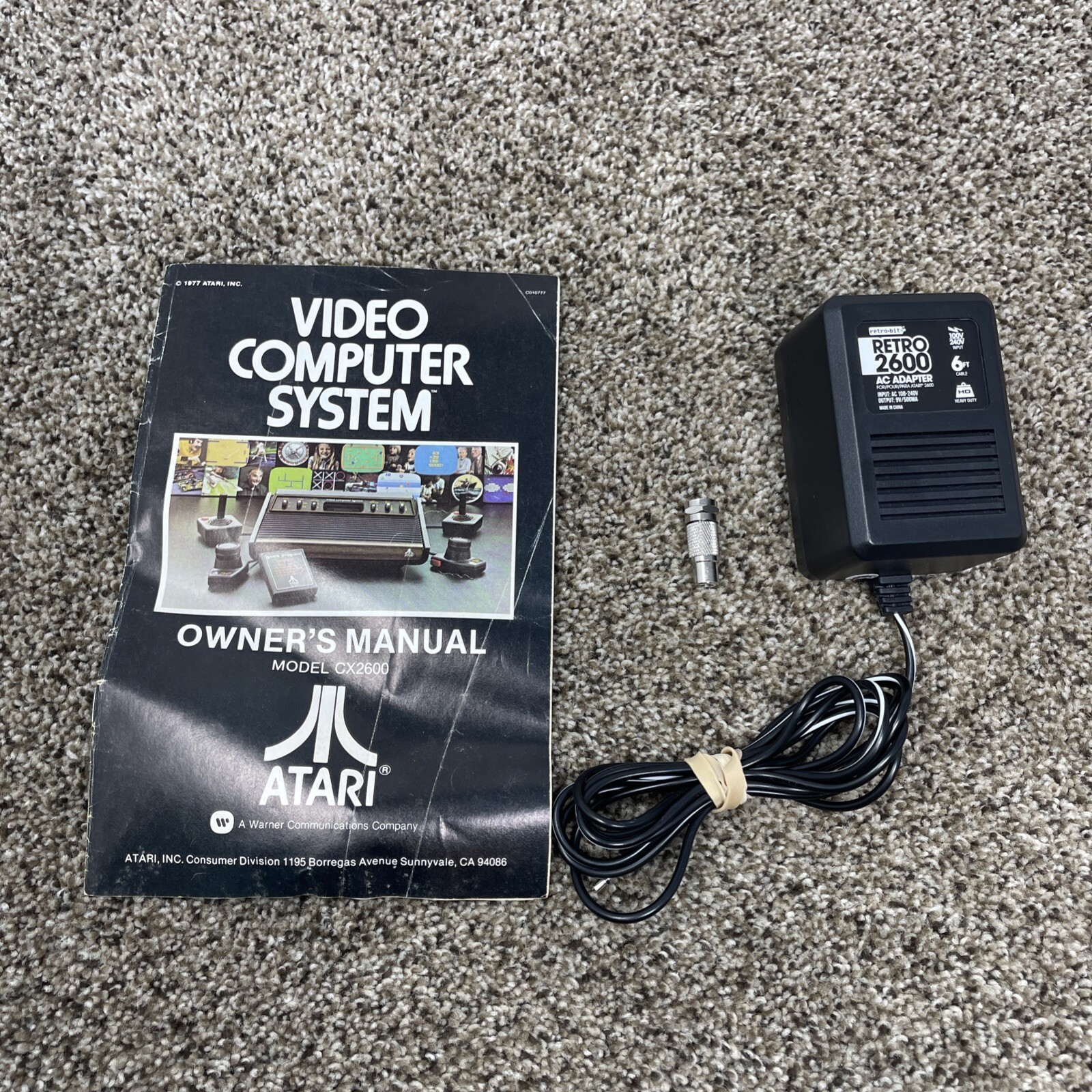 Atari 2600 Console Original 6 switch Console In Box Joystick game WORKING lot