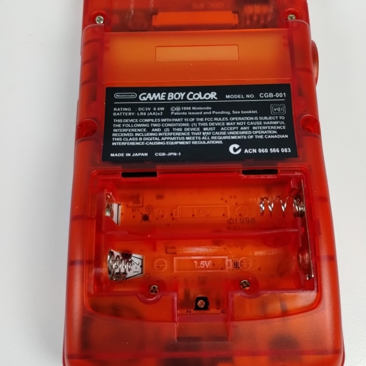 Nintendo Game Boy Color GBC – Backlit Screen – Reshell – (Pokemon Not Included)