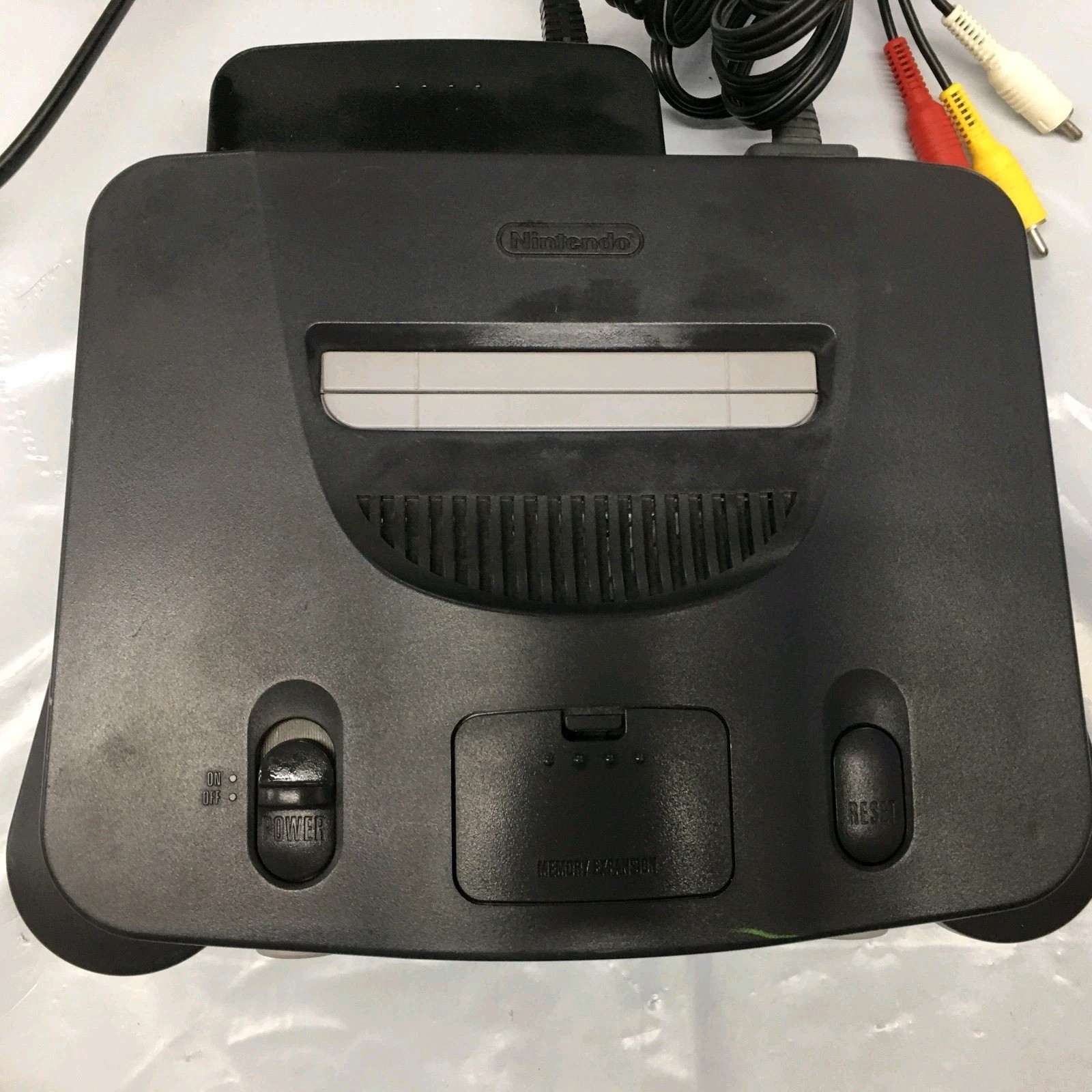 Nintendo 64 Original Console NUS-001 USA Control Deck With Power Supply & Cable
