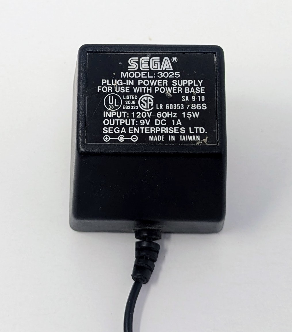 Sega Master System Console w/ AC Adapter – Powers On – For Parts Or Repair