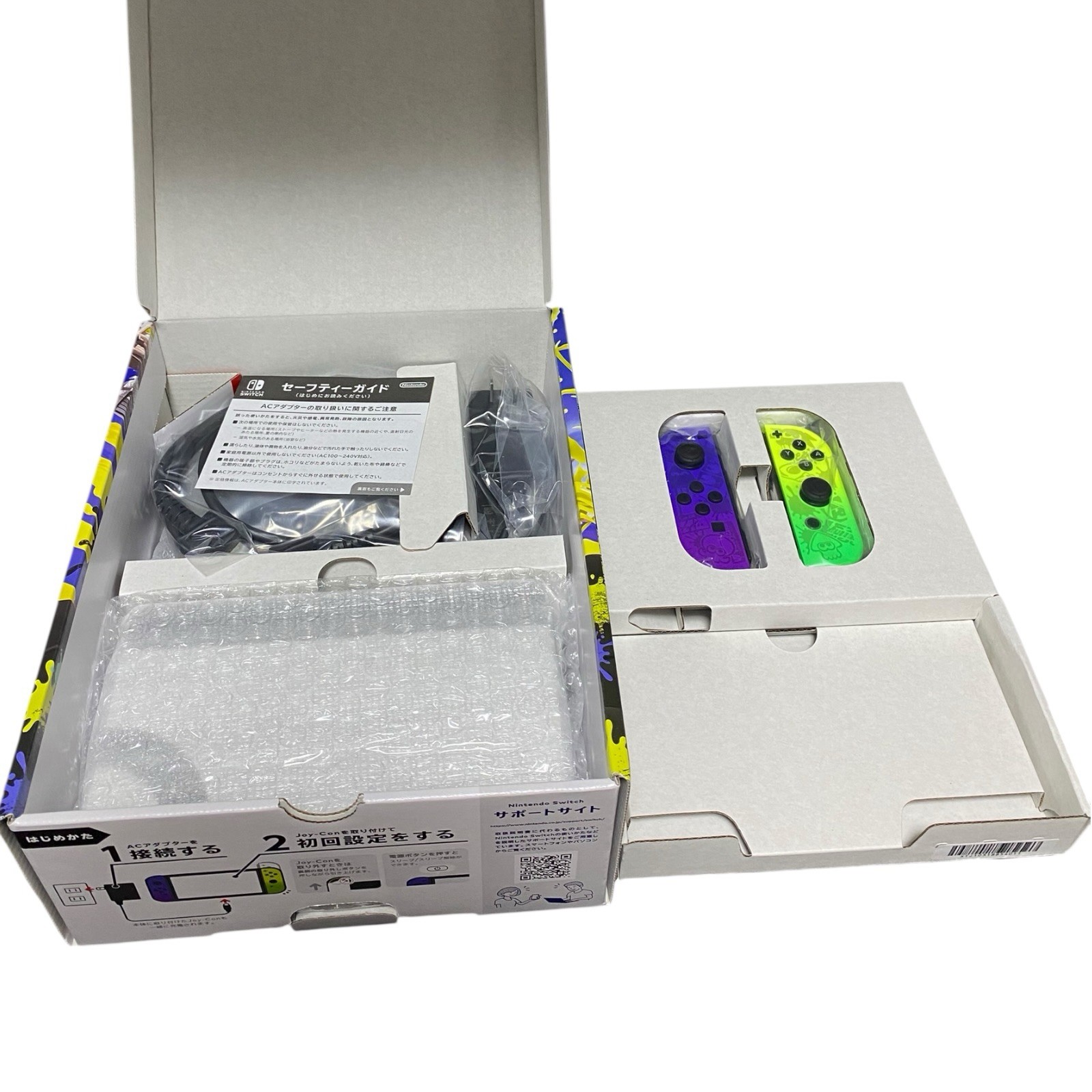 Switch Oled Splatoon 3 Edition opened unused item console not included
