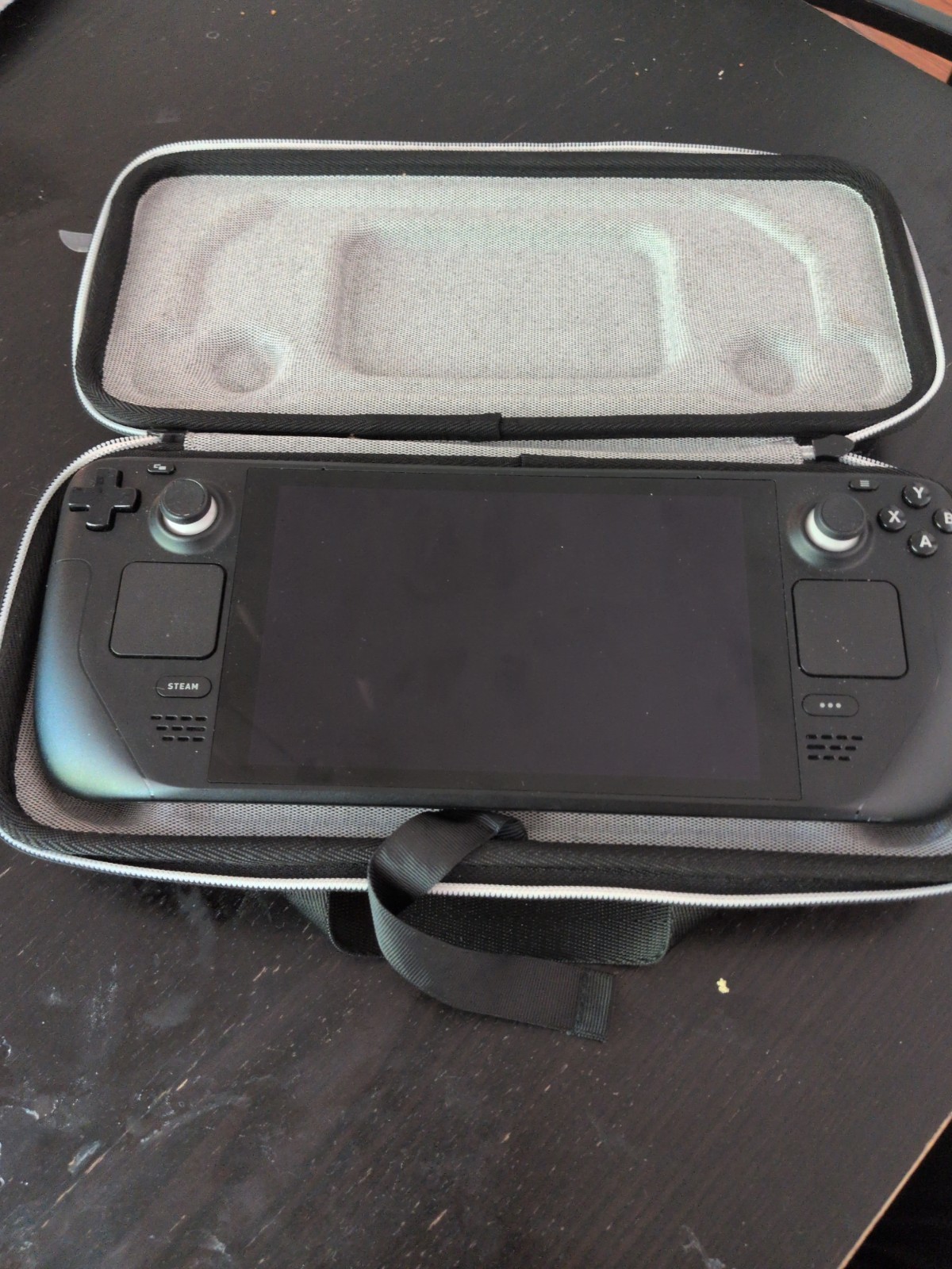 Valve Steam Deck Model 1010 Black Handheld System W/case