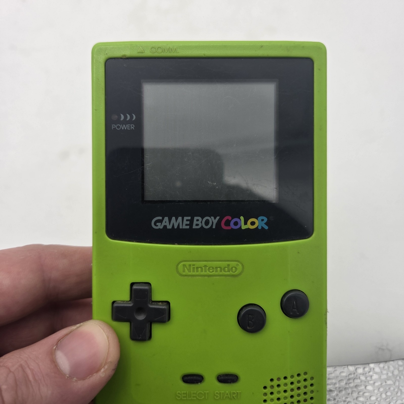 Nintendo Game Boy Color Handheld Gameboy Console Kiwi Green *sticky Select Start