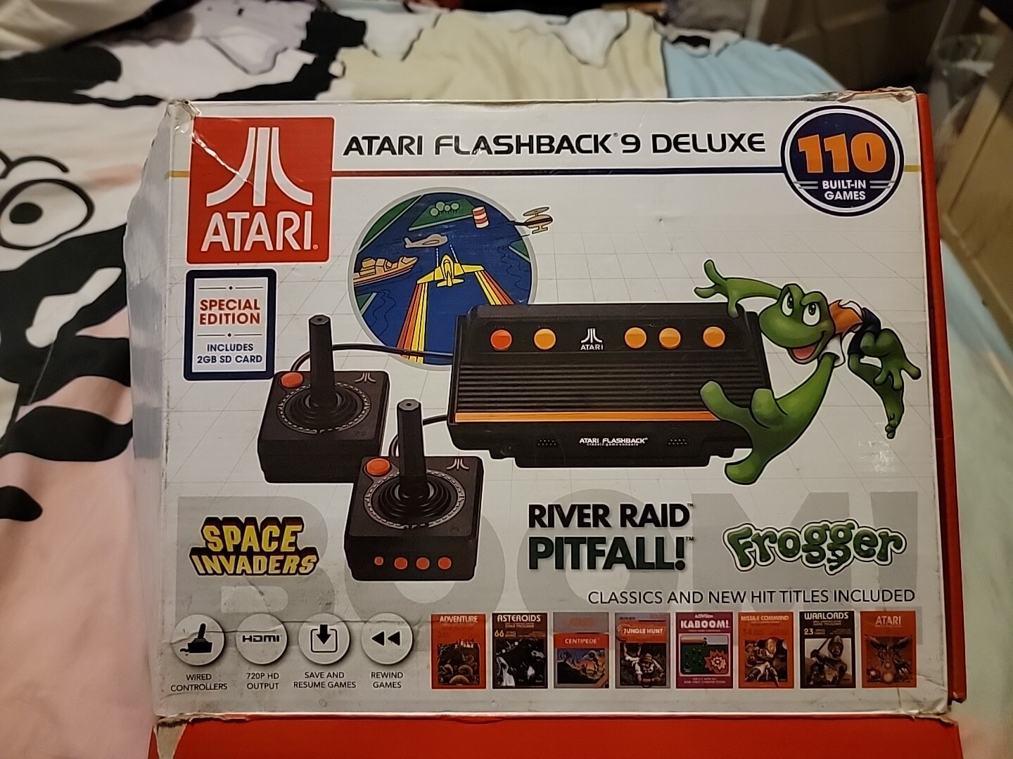 Atari Flashback 9 Deluxe Console with 110 Built-In Games Complete In Box