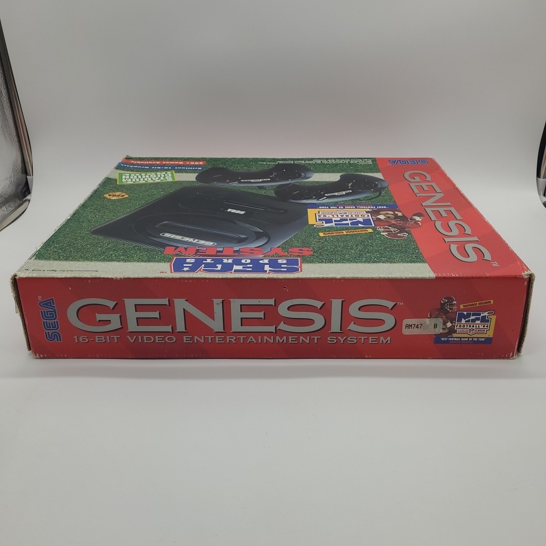Sega Genesis Sega Sports System NFL Football 94 Console Complete Missing Cushion