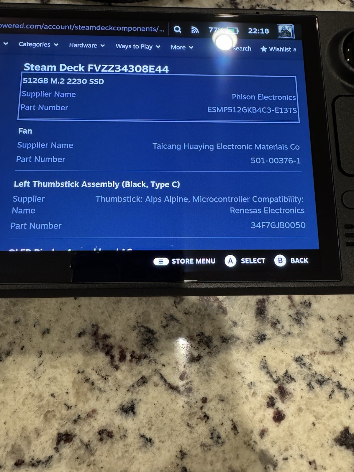 Valve Steam Deck OLED 512GB