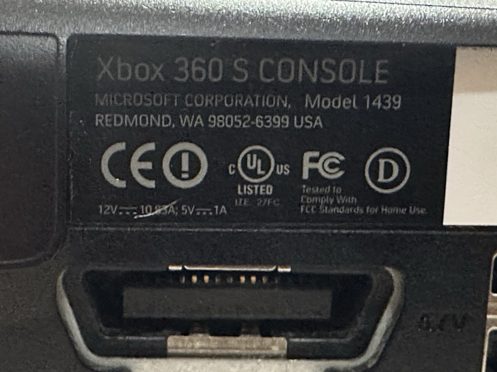 Microsoft Xbox 360 S Console Kinect With Box Non Tested