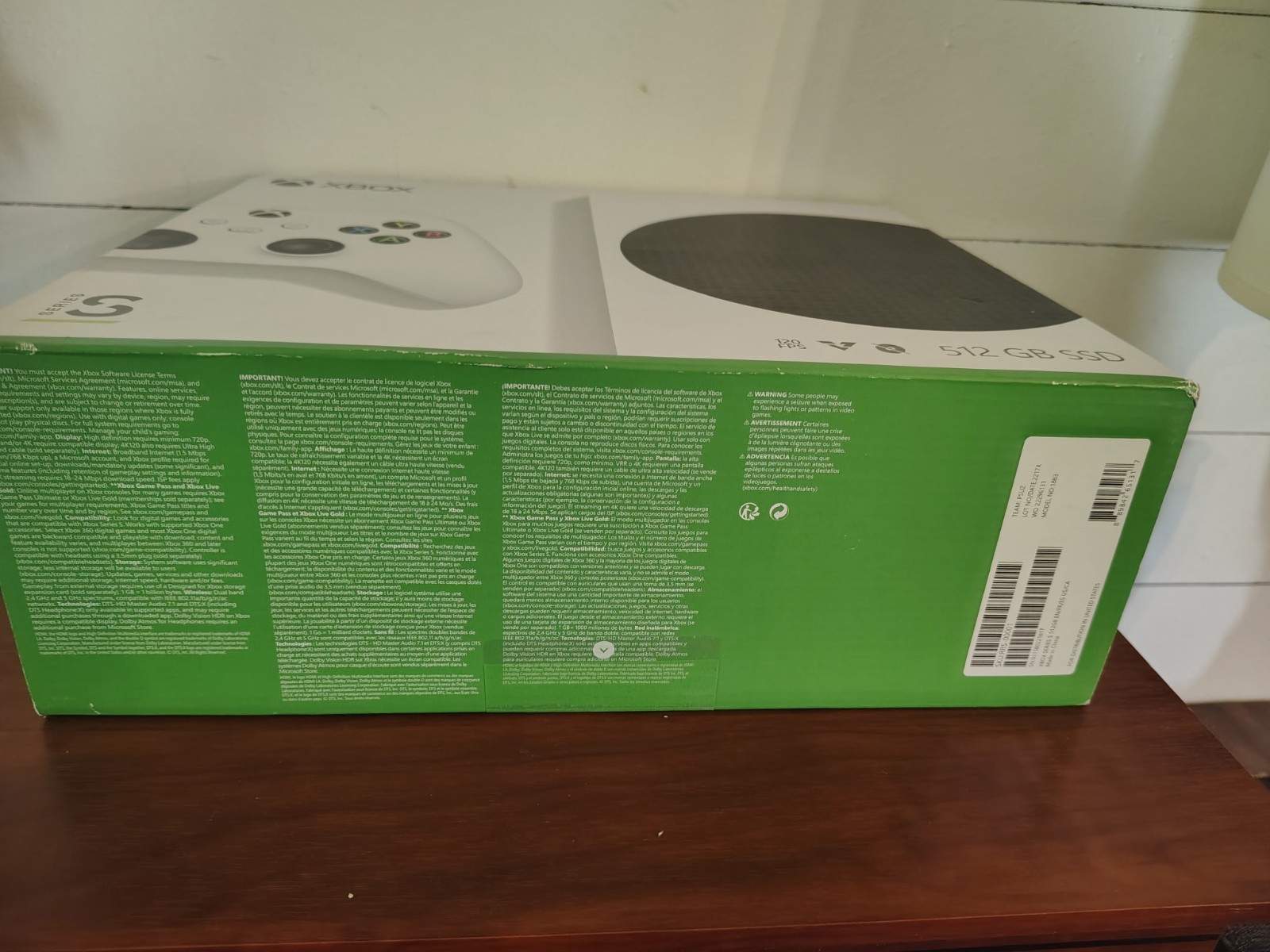 Microsoft Xbox Series S 512GB White Console[ EMPTYING BOX ONLY]